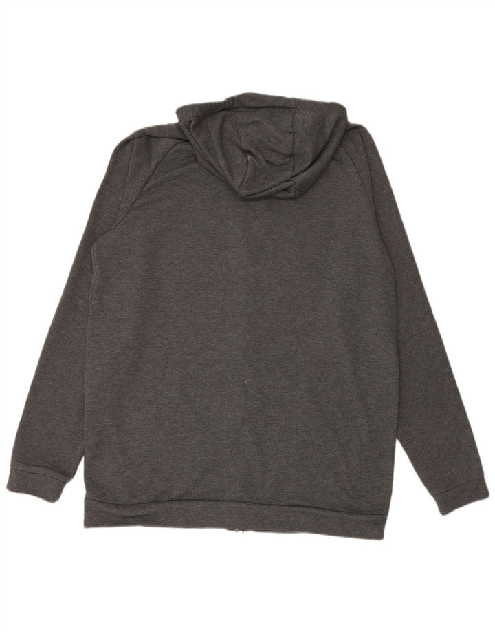 Suéter NIKE masculino Dri Fit Zip com capuz XL cinza poliéster