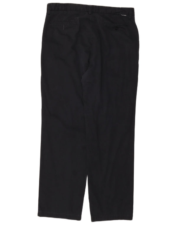 Calça Chino masculina Nautica Clipper Regular W36 L32 algodão azul marinho