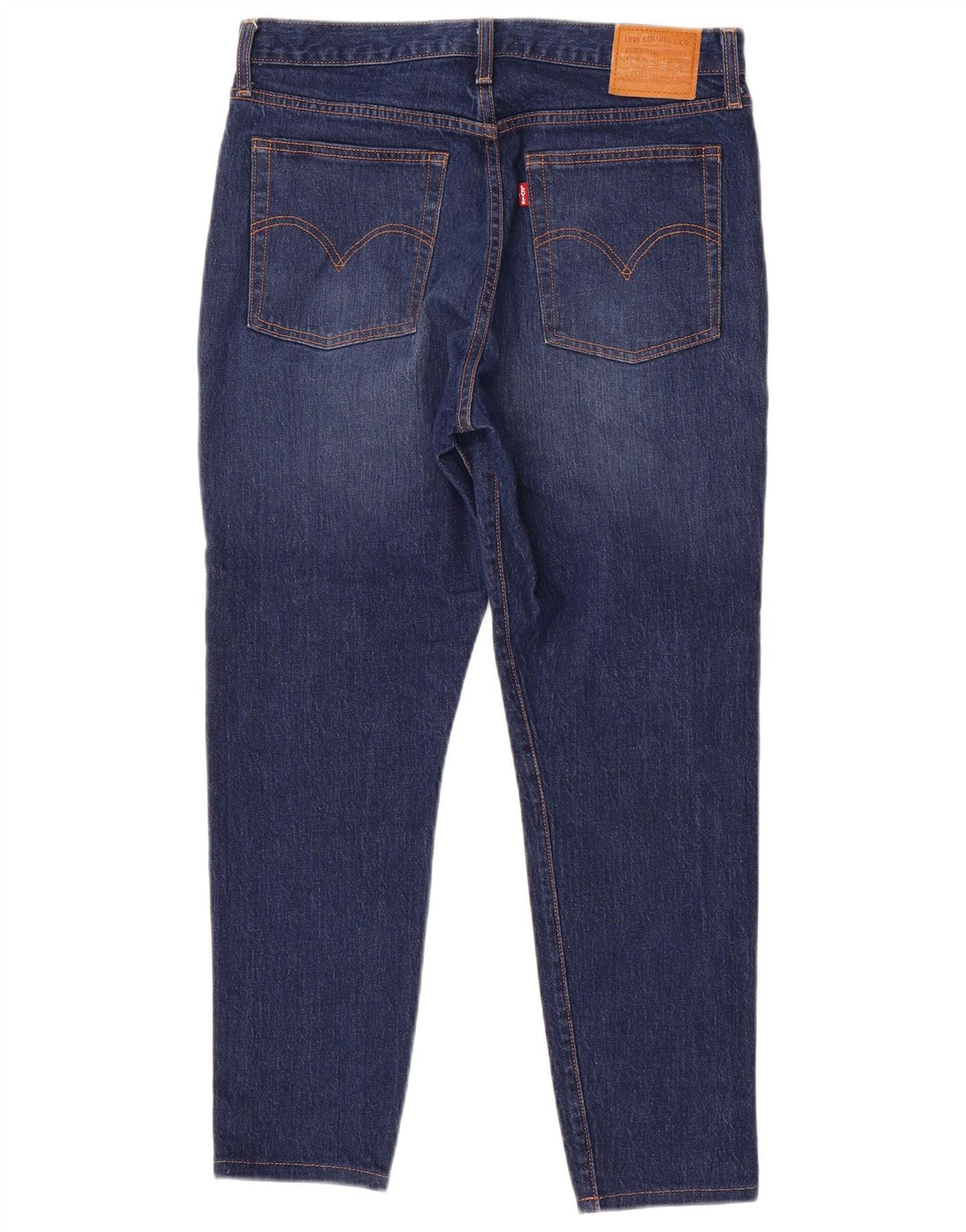 Calça jeans feminina Levi's Wedgie cortada W30 L26 algodão azul