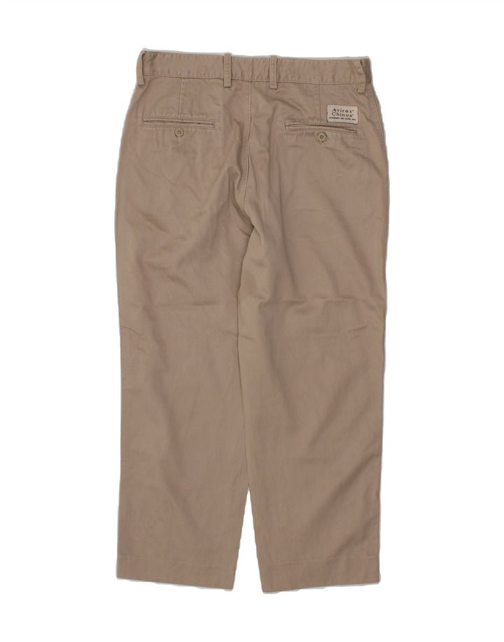 AVIREX Mens Straight Chino Trousers W32 L26 Beige Cotton Vintage Avirex and Second-Hand Avirex from Messina Hembry 