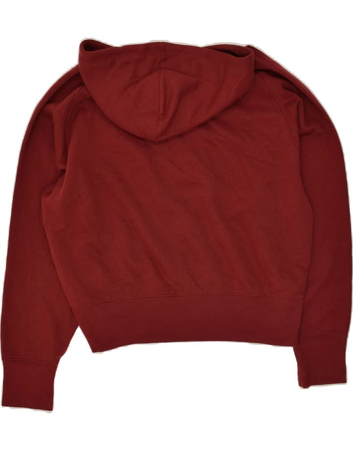 CHAMPION Womens Hoodie Jumper UK 16 Large Maroon Cotton Vintage Champion and Second-Hand Champion from Messina Hembry 