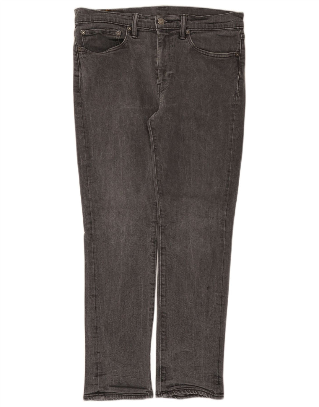Levi's Mens Slim Jeans W34 L30 Cinza Algodão