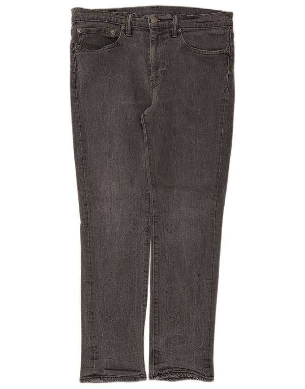 Levi's Mens Slim Jeans W34 L30 Cinza Algodão