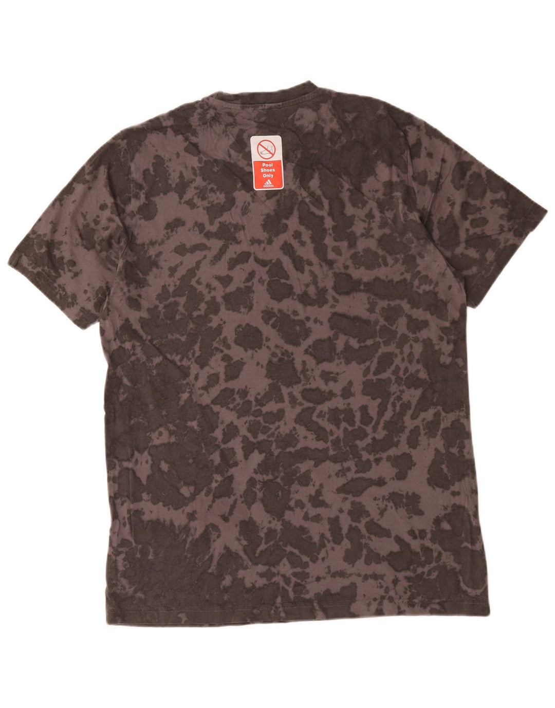 Adidas Camiseta Masculina Top Cinza Médio Tie Dye Algodão