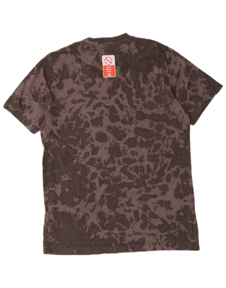 Adidas Camiseta Masculina Top Cinza Médio Tie Dye Algodão