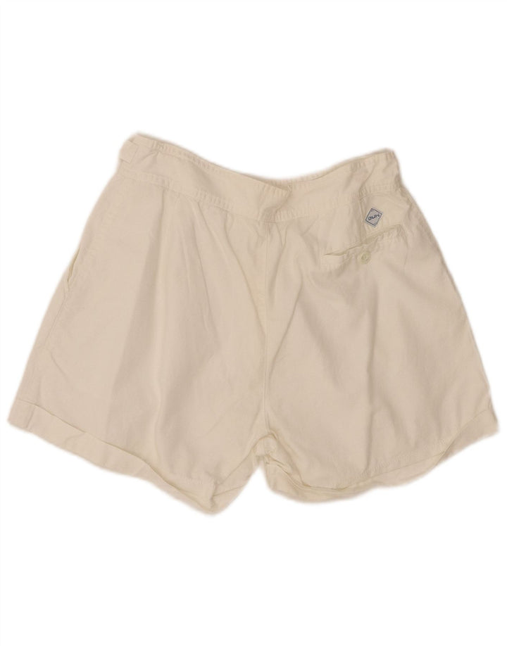 Shorts casual feminino DUK W26 pequeno branco