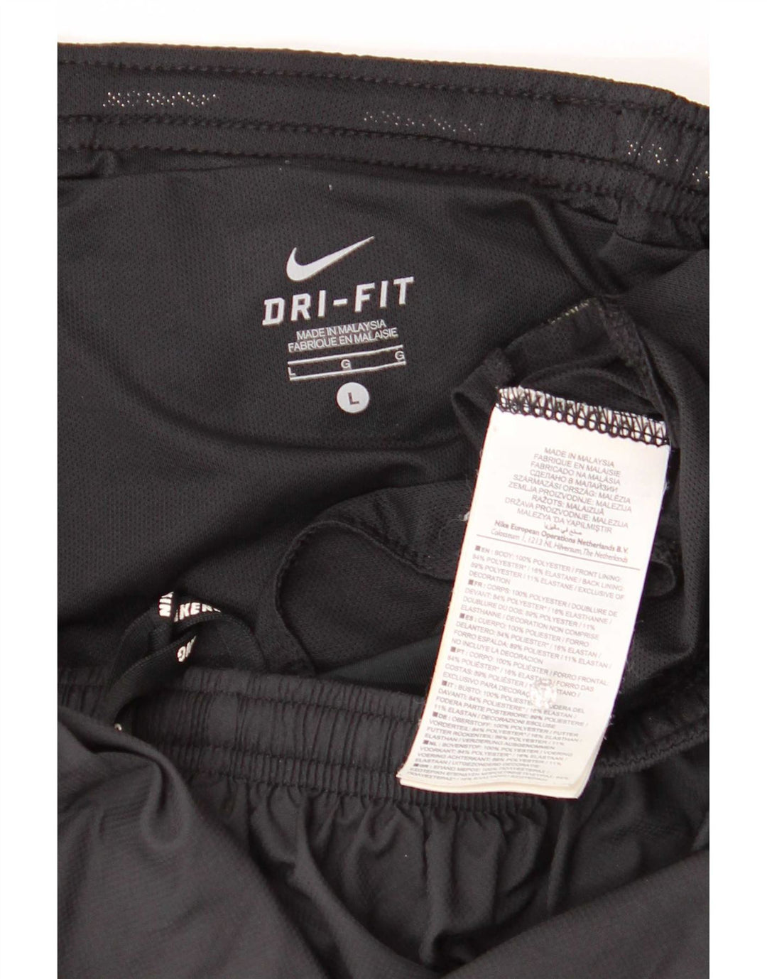 Nike Womens Dri Fit Sport Shorts Grande Poliéster Preto