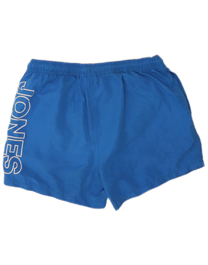 Shorts de natação masculino Jack & Jones Graphic XL azul poliéster