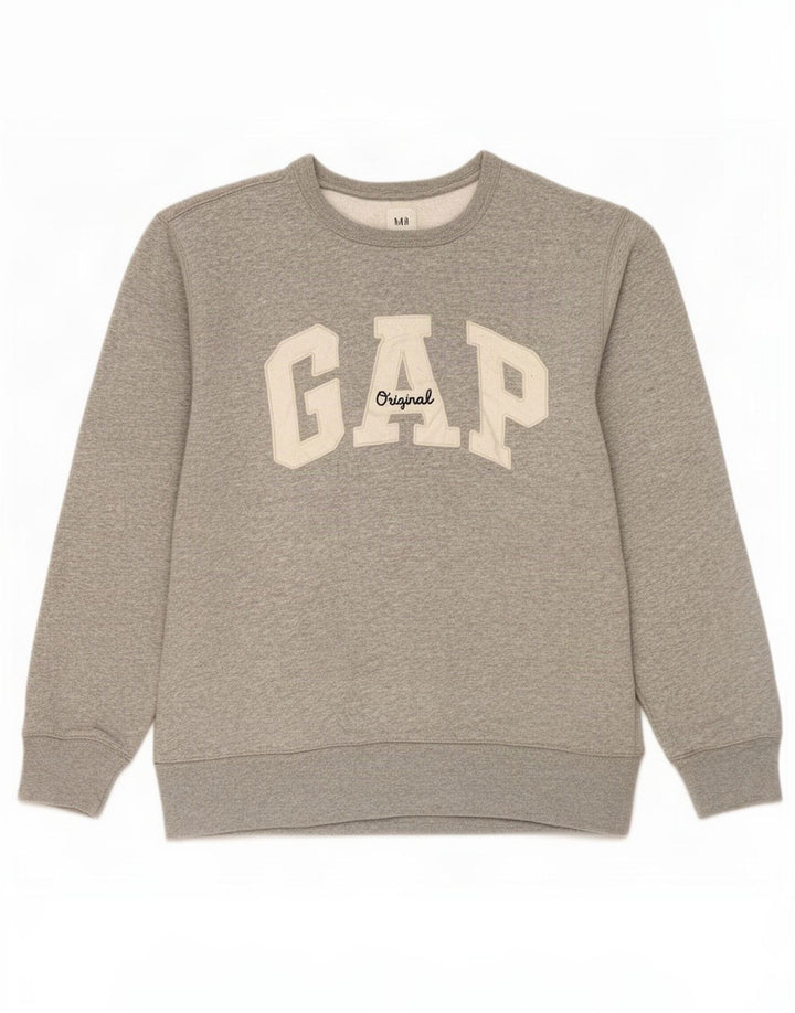 Suéter gráfico feminino Gap UK 14 cinza médio