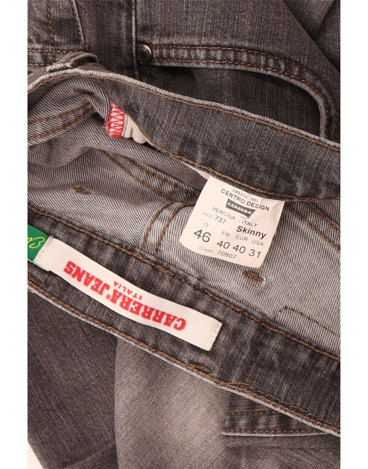 Carrera Jeans Skinny Feminino W31 L30 Cinza Algodão