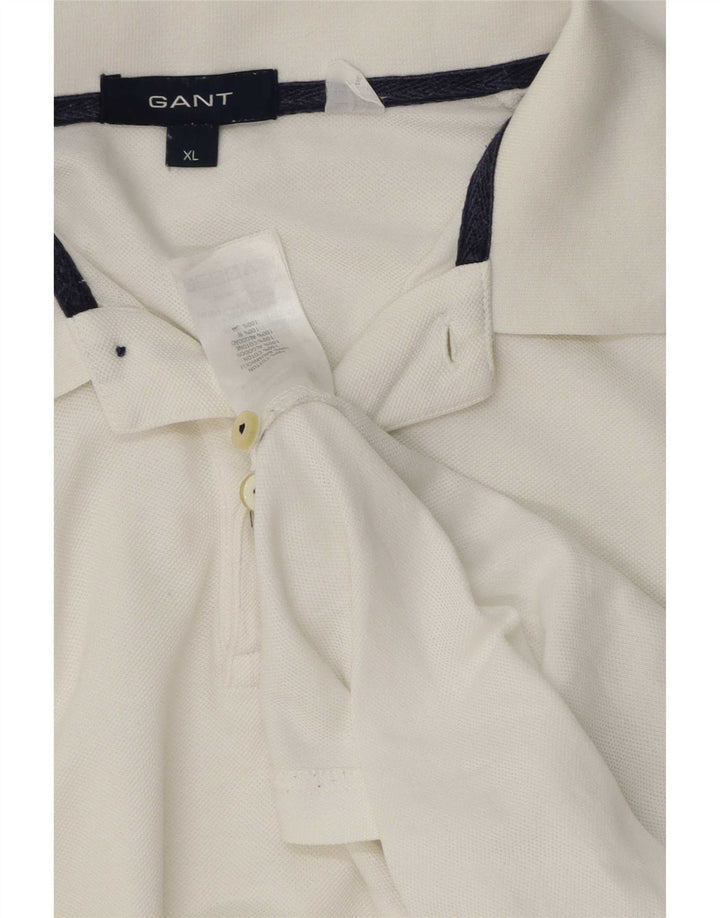 Camisa polo masculina Gant XL algodão branco