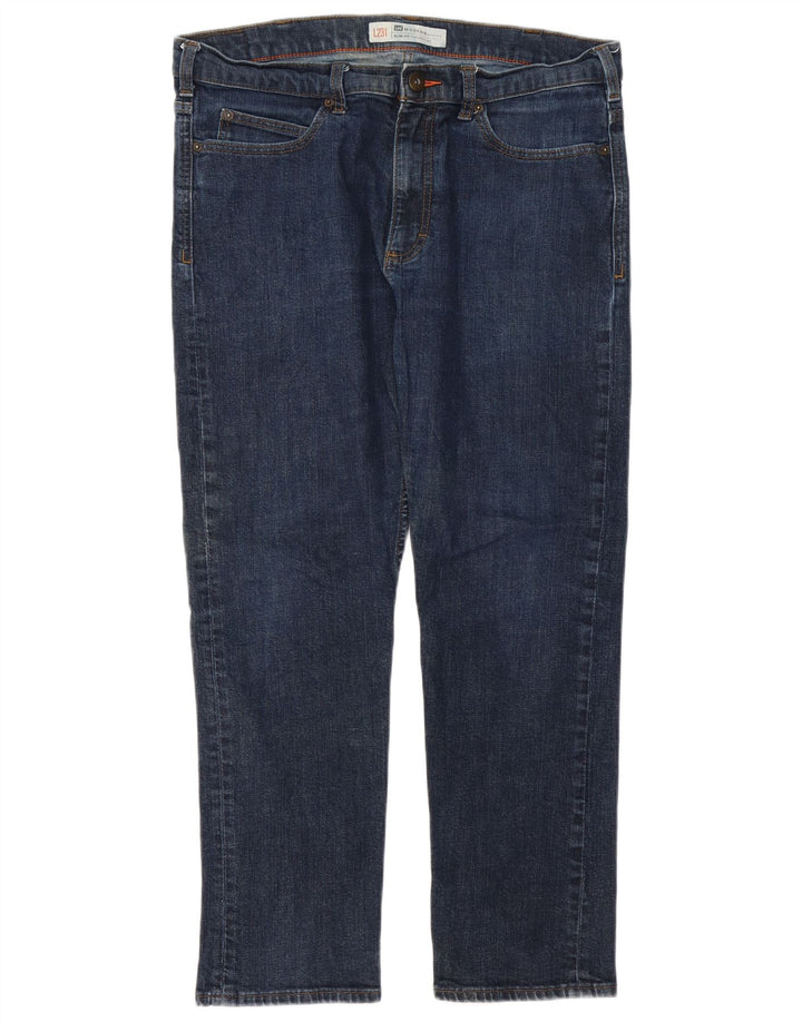 Lee Mens Tapered Slim Jeans W36 L28 Azul