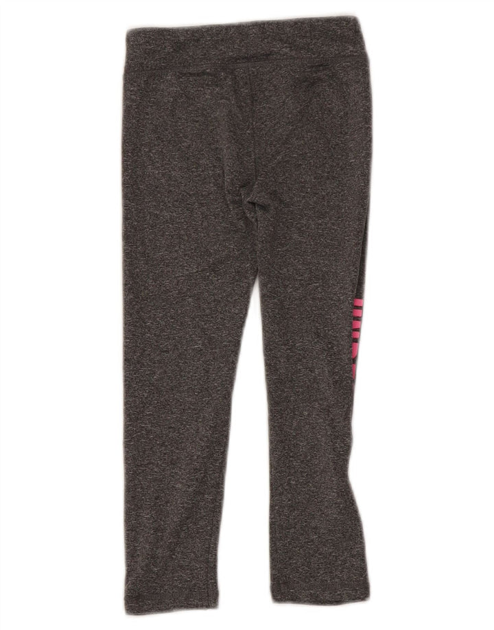 Under Armour Girls Graphic Leggings 4-5 anos cinza manchado