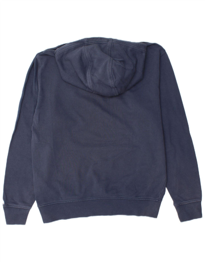 Suéter com capuz gráfico masculino TOMMY HILFIGER grande algodão azul marinho