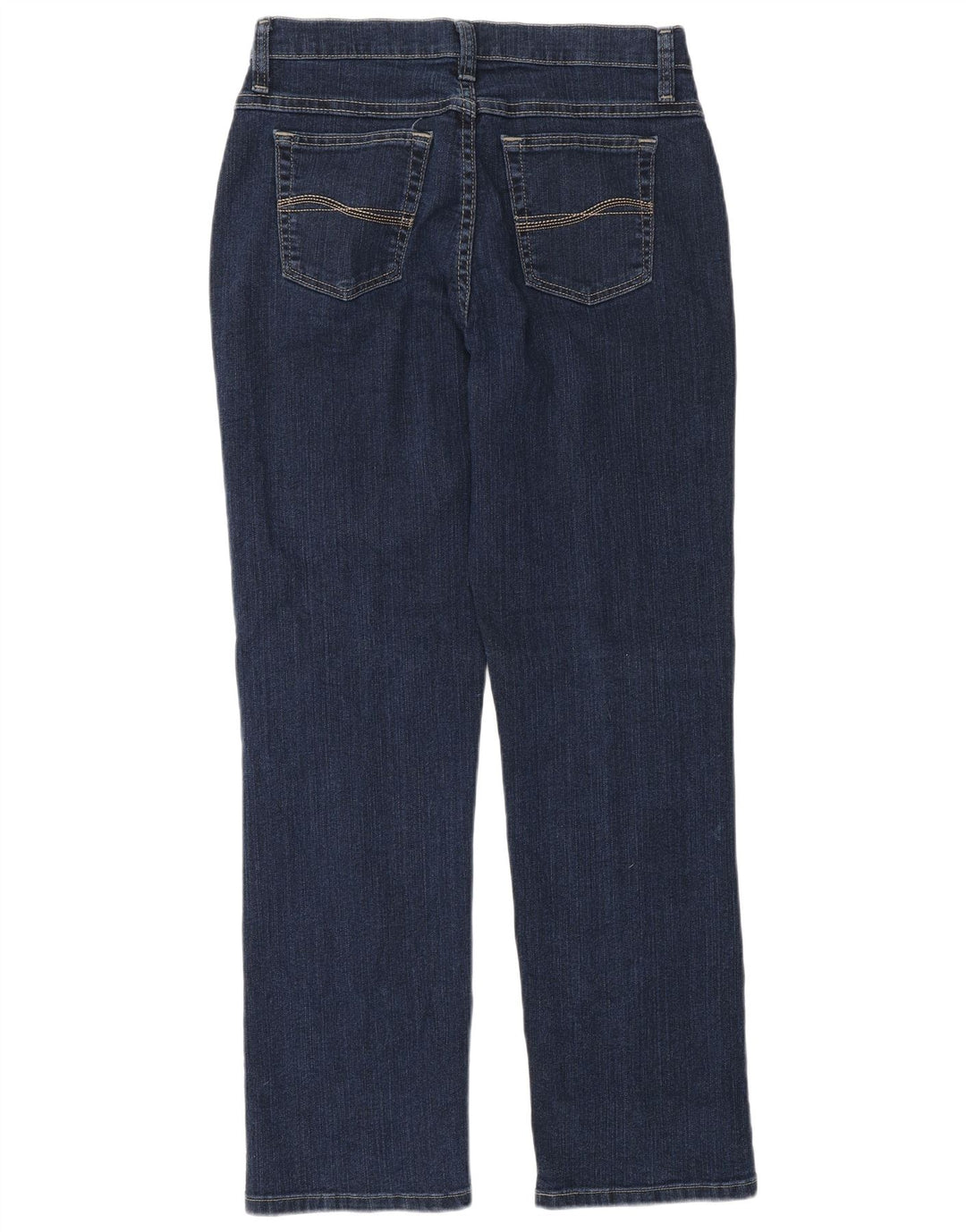 Lee Womens Straight Jeans US 8 Médio W28 L30 Azul Marinho Algodão
