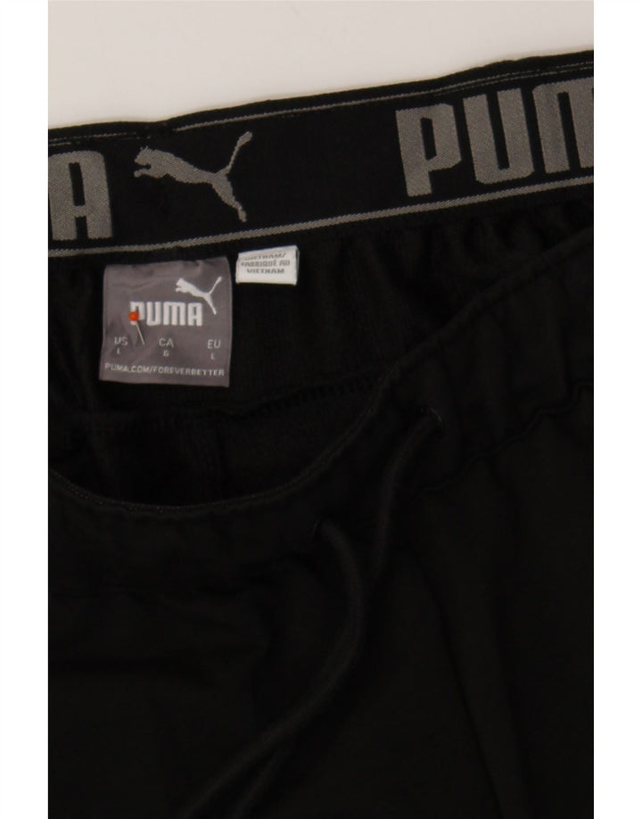 PUMA Mens Tracksuit Trousers Large  Black Cotton Sports Vintage Puma and Second-Hand Puma from Messina Hembry 