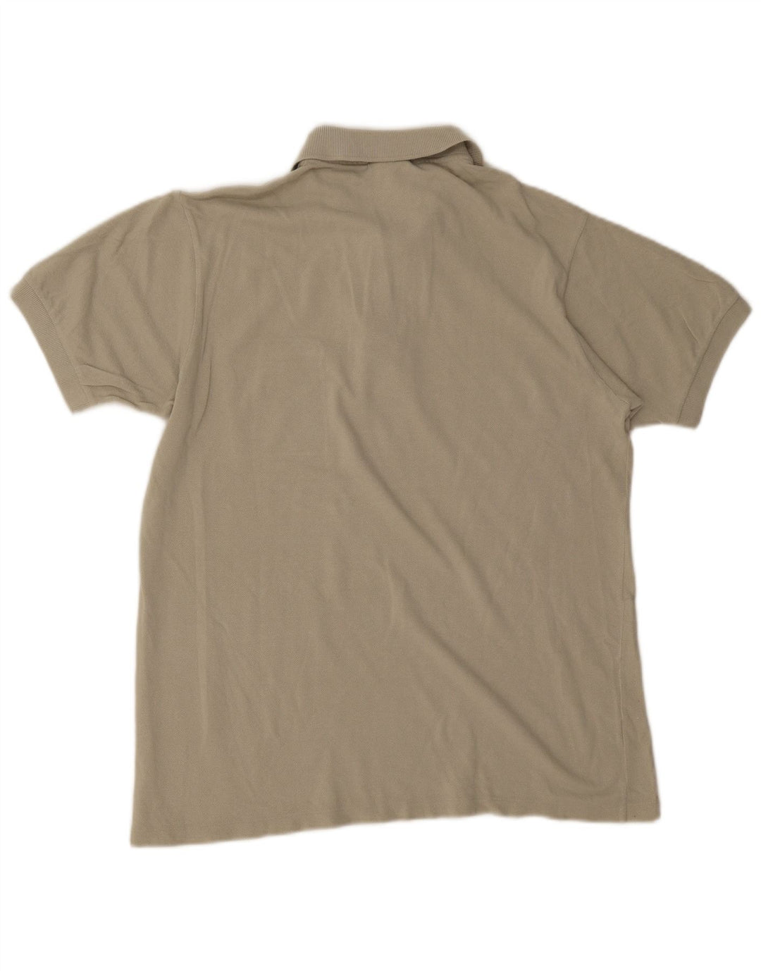 Camisa polo masculina Lacoste tamanho 4 médio algodão cáqui