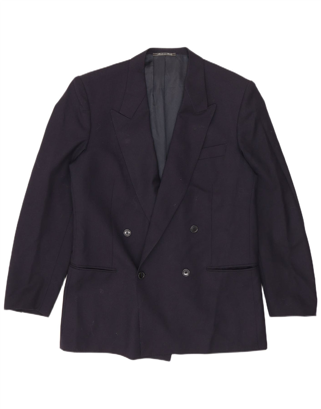 Jaqueta Blazer Masculina Lubiam Double Breasted IT 48 Azul Marinho Médio
