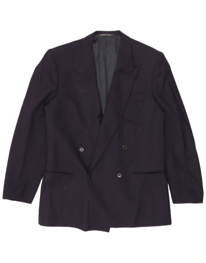 Jaqueta Blazer Masculina Lubiam Double Breasted IT 48 Azul Marinho Médio