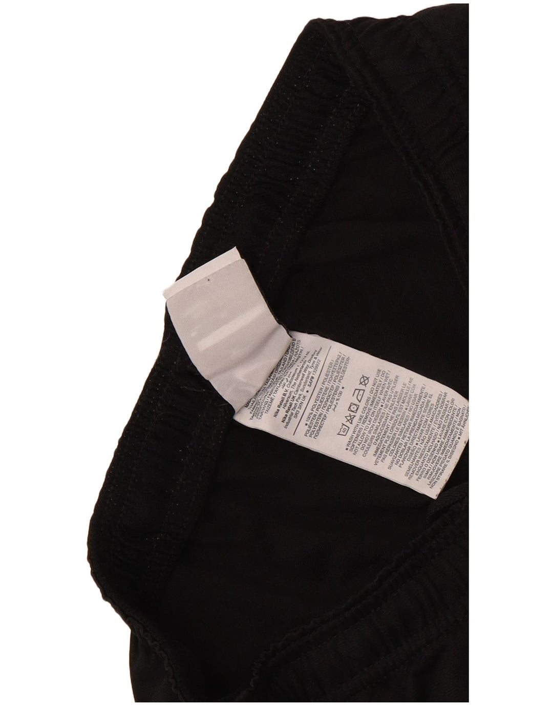 Shorts esportivos masculinos Nike Dri Fit Slim médio preto colorblock poliéster