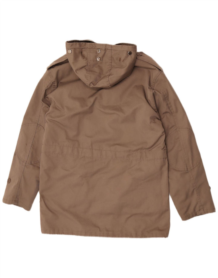 Jaqueta masculina Adler Shearling Parka IT 48 poliéster marrom médio