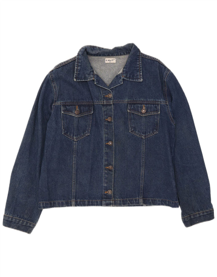 Jaqueta jeans feminina X-Mail IT 42 azul marinho médio