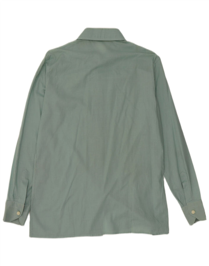 Camisa masculina vintage pequena verde