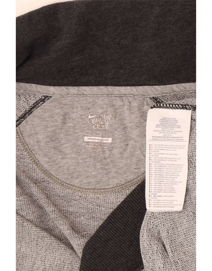 Jaqueta Nike Feminina Treino Top UK 16 Grande Algodão Cinza