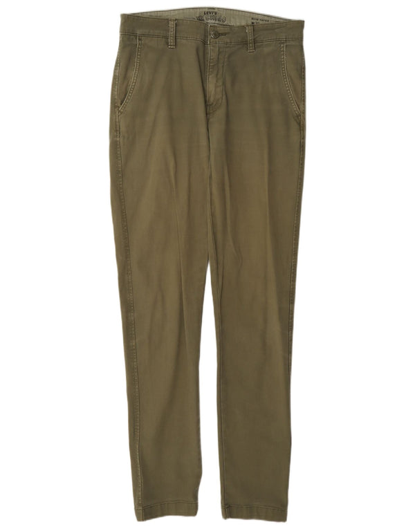 Calça Chino Masculina Slim Tapered Levi's W30 L34 Algodão Cáqui