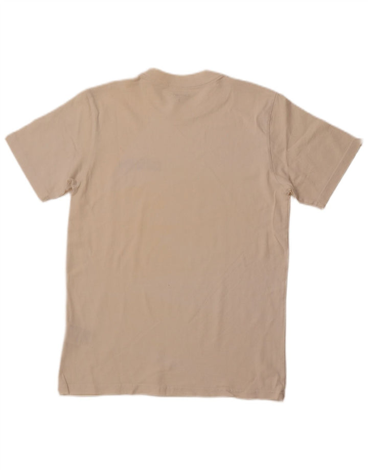 Camiseta masculina gráfica CARHARTT, pequena, de algodão off white