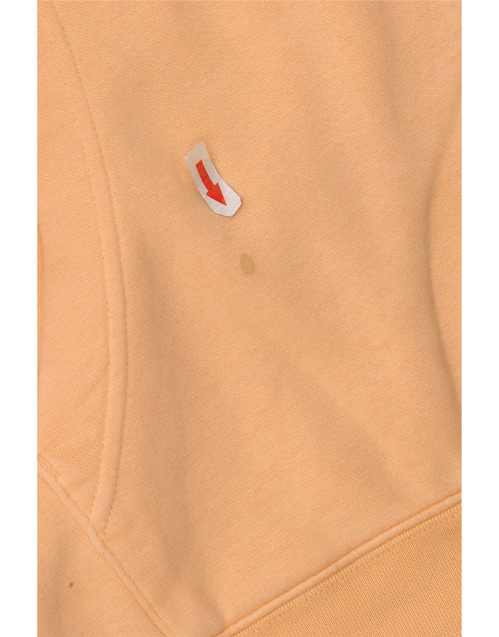 Nike Mens Hoodie Jumper Médio Algodão Laranja