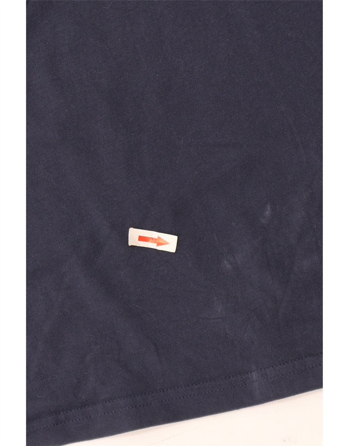 Camiseta masculina Superdry Top médio algodão azul marinho