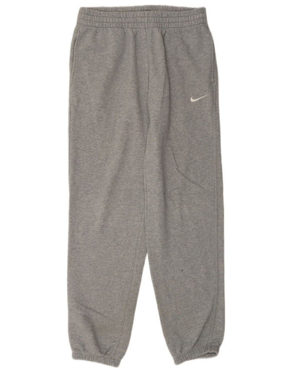 Calça de treino masculina Nike Joggers cinza médio algodão manchado