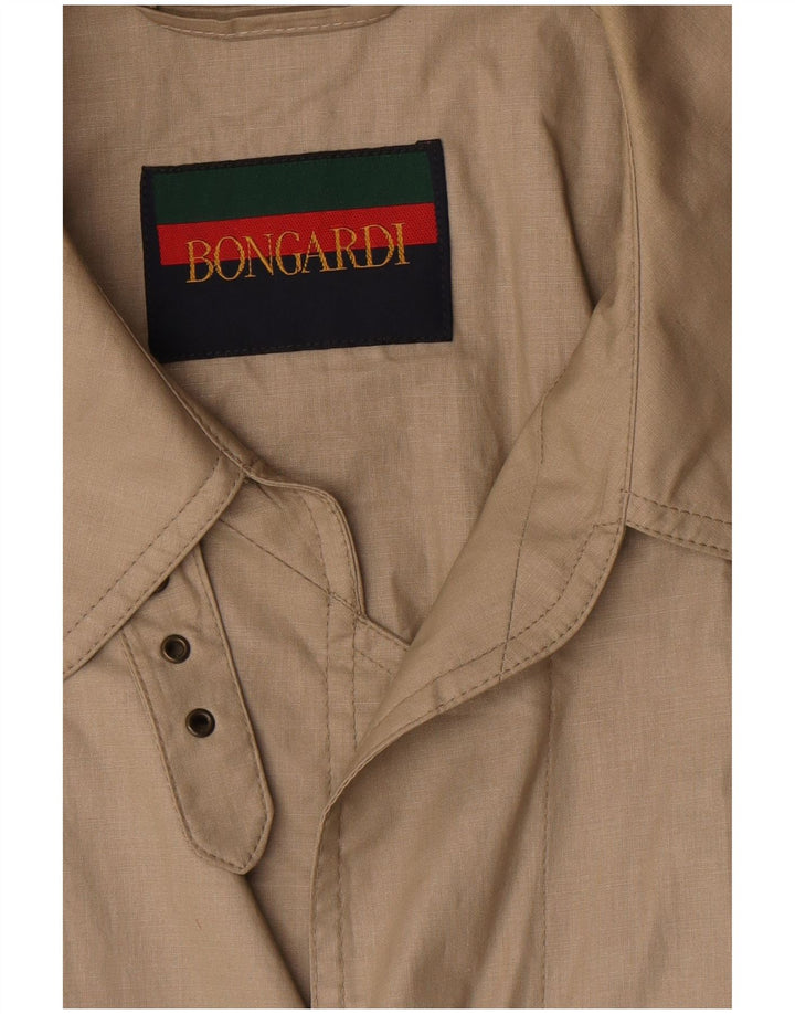 Bongardi Mens Trench Coat UK 38 Médio Bege
