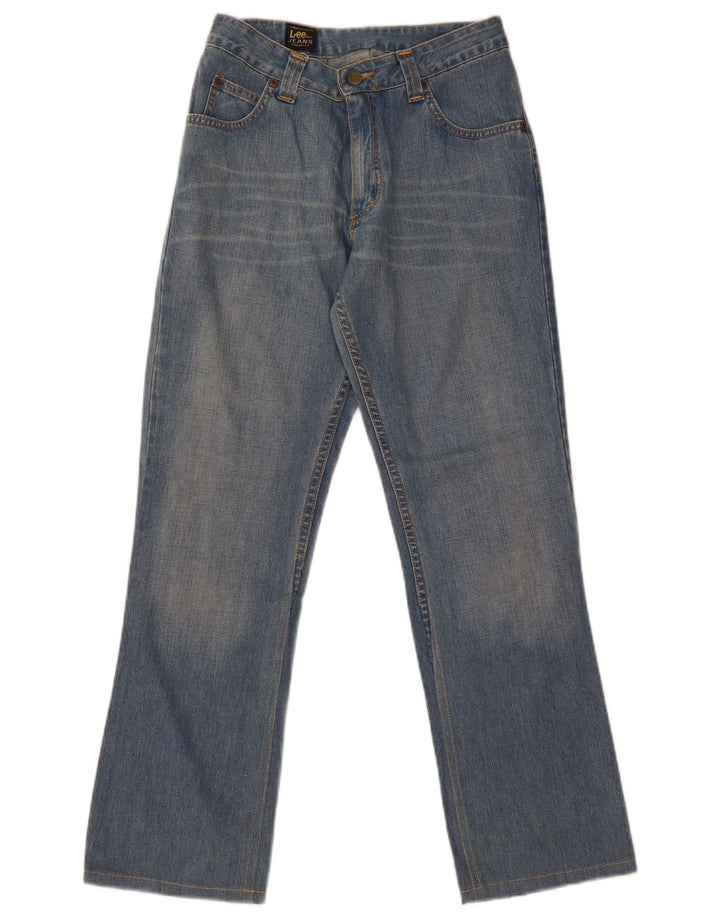 Lee Womens Felton Flared Jeans W31 L33 Azul Algodão