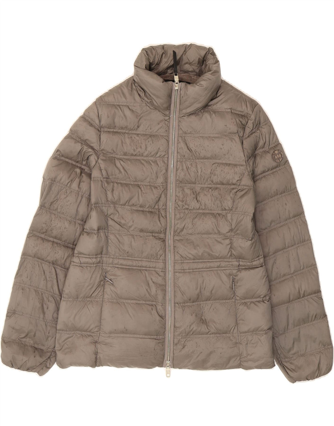 MASSIMO DUTTI Womens Padded Jacket UK 14 Large Brown Vintage Massimo Dutti and Second-Hand Massimo Dutti from Messina Hembry 