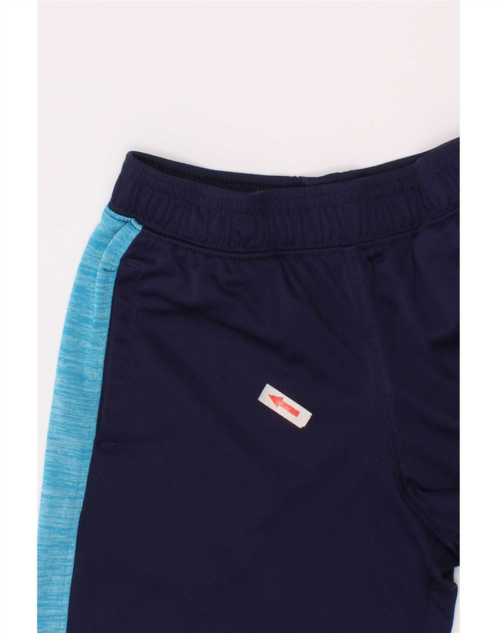 Shorts esportivos masculinos Under Armour 5-6 anos azul marinho poliéster colorblock