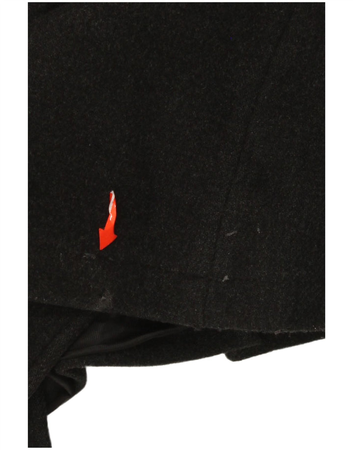 Sobretudo masculino Jaeger UK 42 XL lã cinza