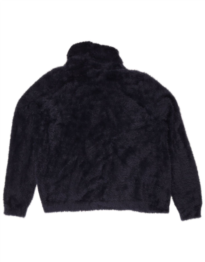Suéter cardigã feminino Marks & Spencer UK 18 XL azul marinho poliamida