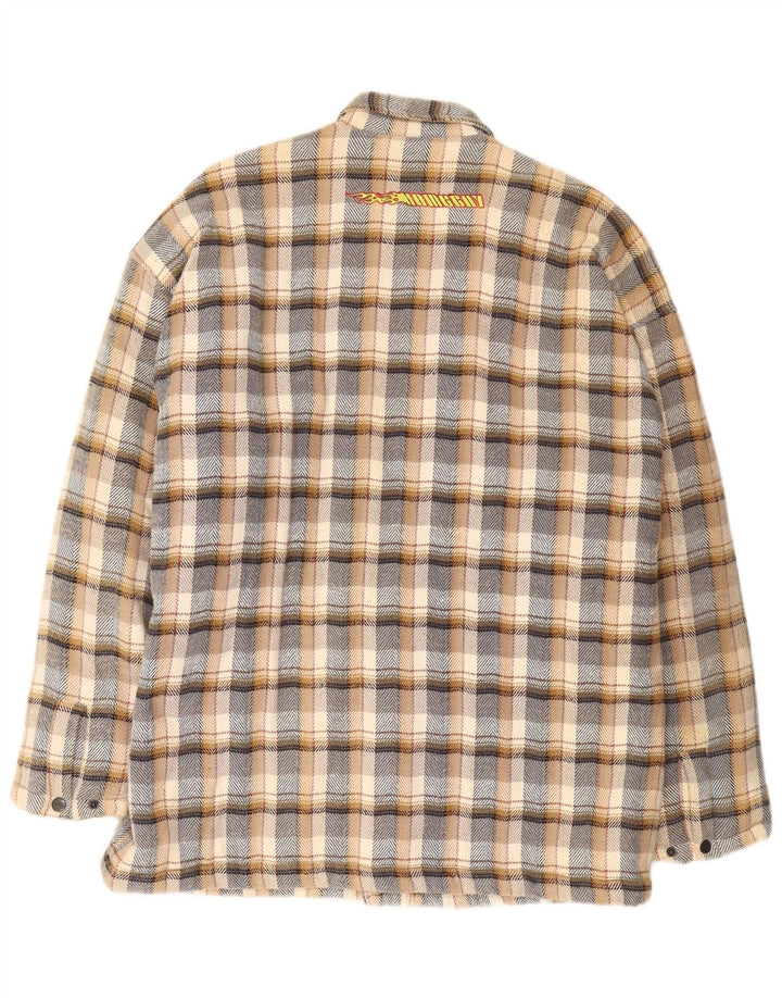 Home Boy Jaqueta bomber masculina gráfica UK 42 XL algodão xadrez multicolorido
