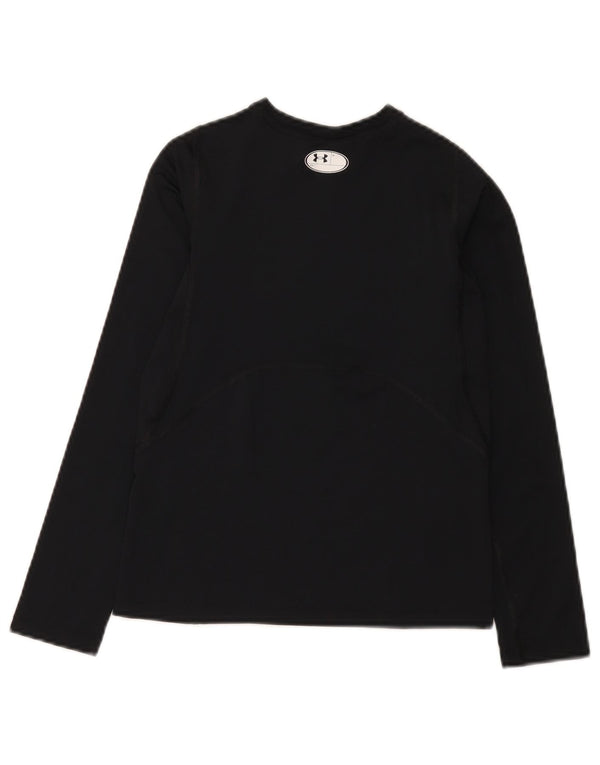 Under Armour Boys Heat Gear Top manga comprida 9-10 anos médio preto