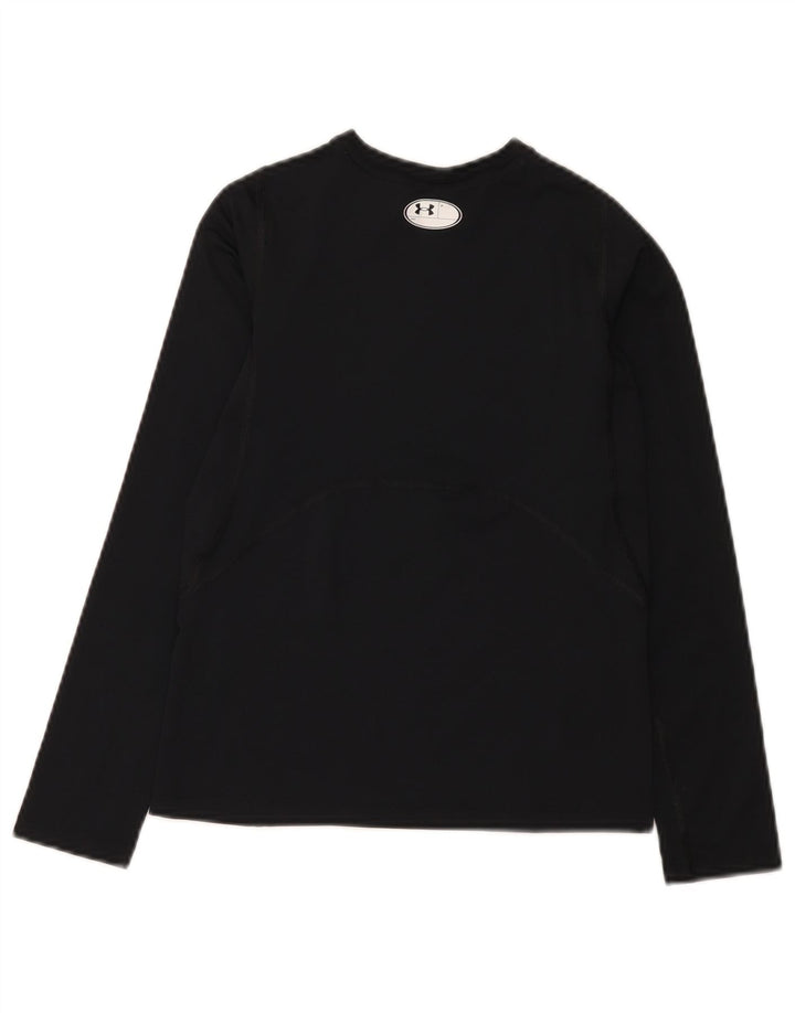 Under Armour Boys Heat Gear Top manga comprida 9-10 anos médio preto