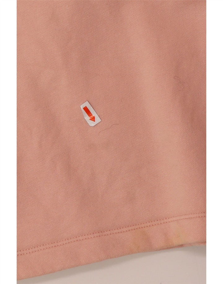 CHAMPION Suéter feminino cropped gráfico UK 10 pequeno rosa