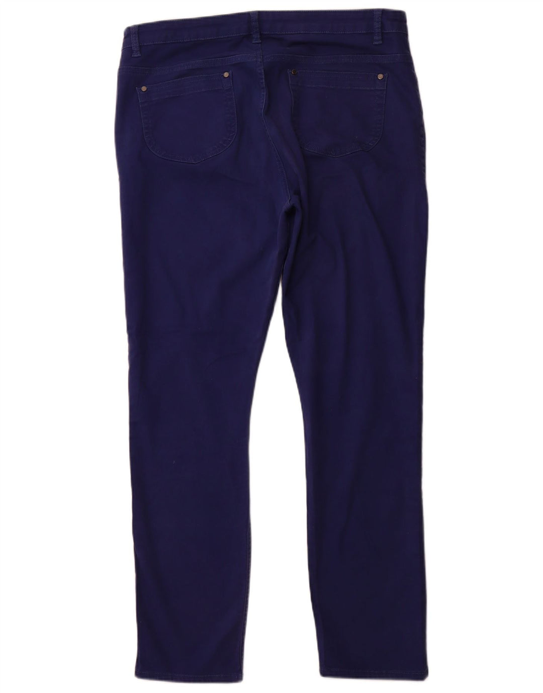 Calça jeans feminina cintura alta JAEGER UK 16 grande W36 L31 algodão azul