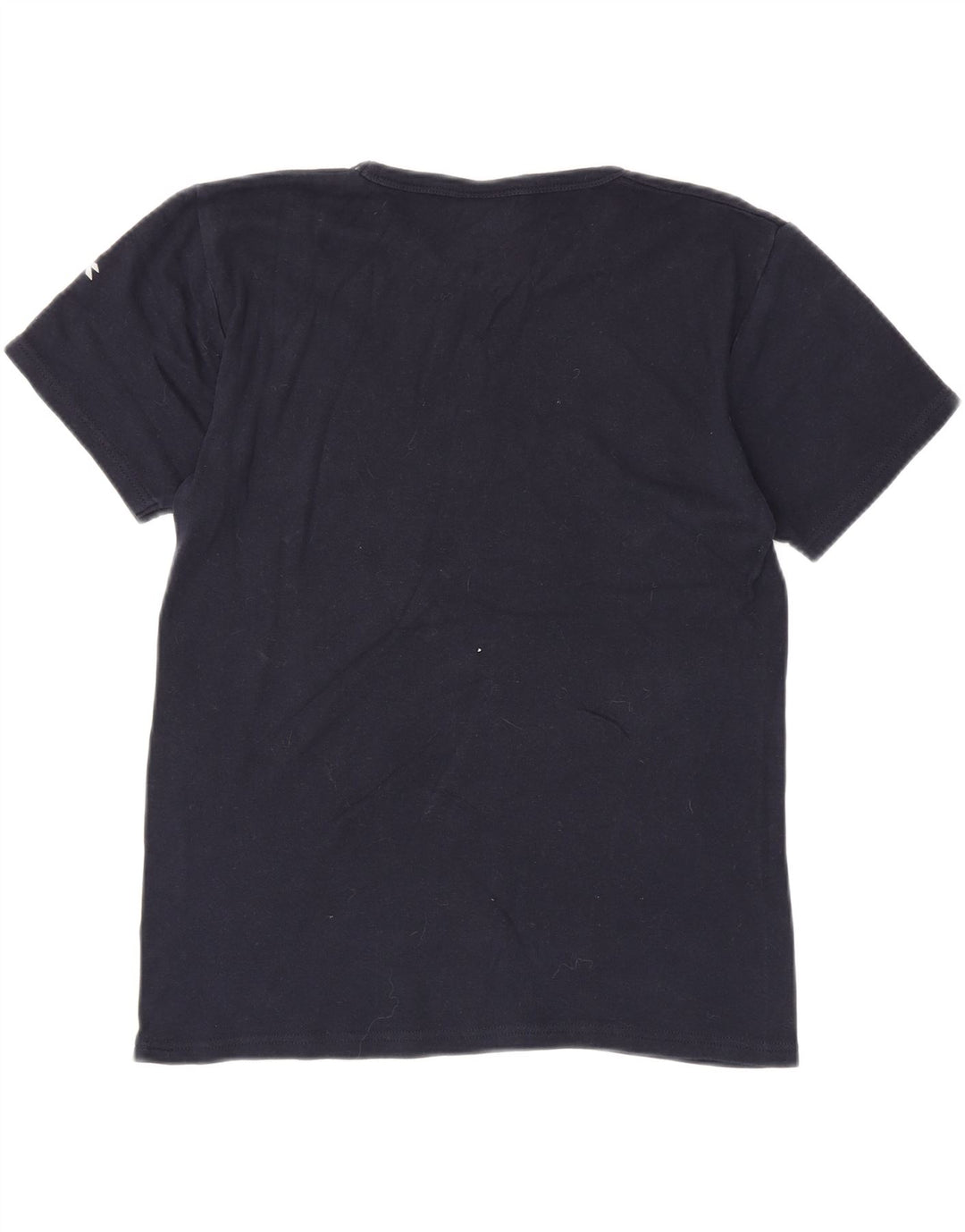 DIADORA Womens T-Shirt Top UK 12 Medium Navy Blue