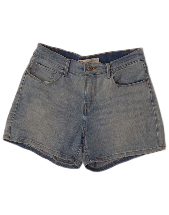 Shorts jeans feminino Levi's US 6 médio W28 algodão azul