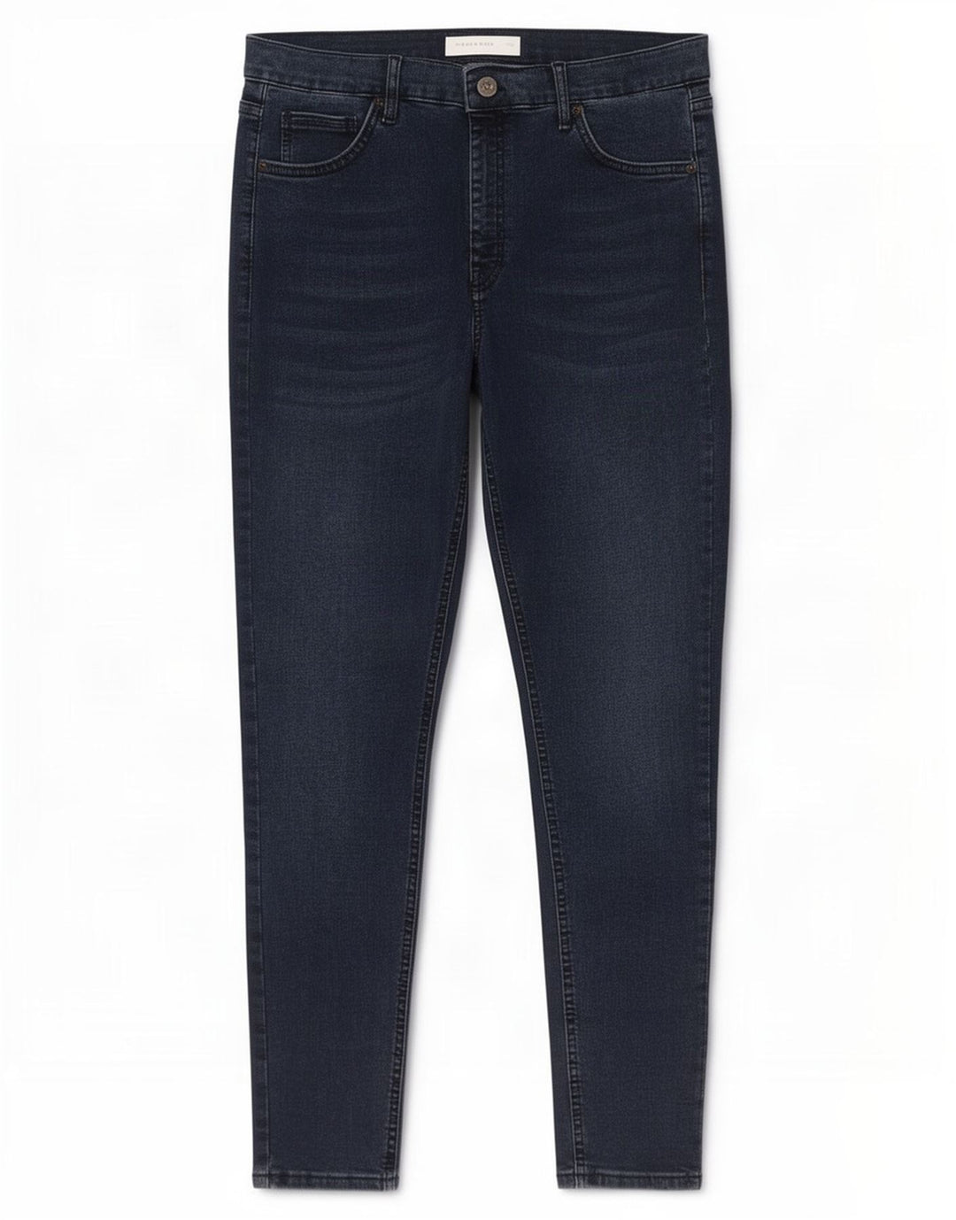 Jeans skinny feminino Topshop W34 L32 azul marinho poliéster