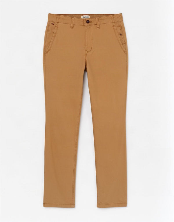 Tommy Hilfiger Mens Slim Chino Calças W30 L32 Algodão Bege