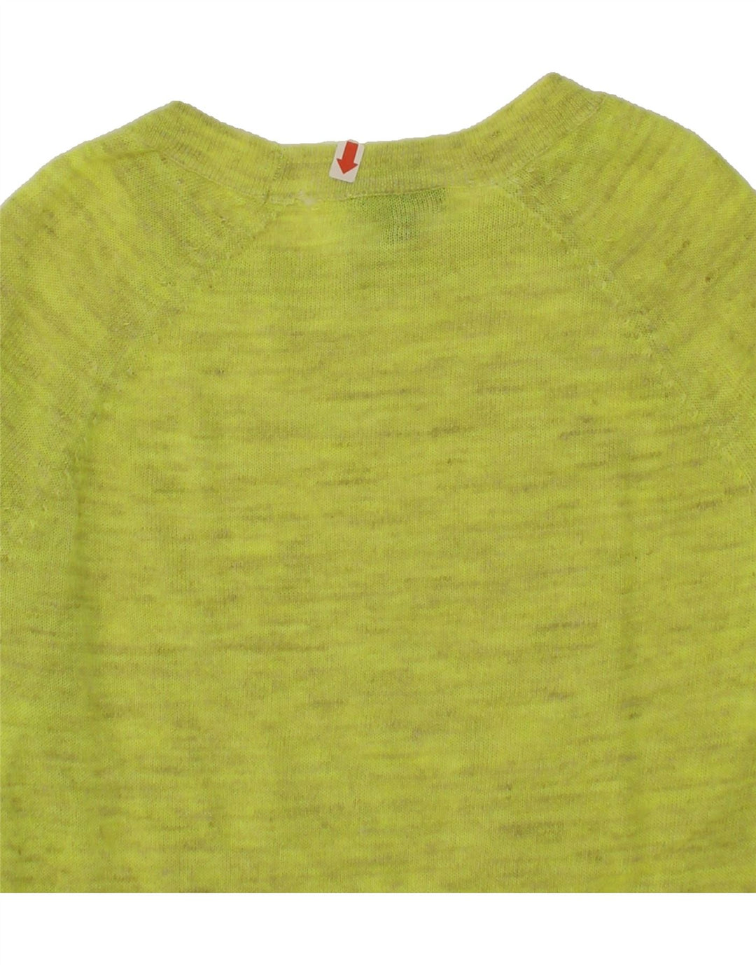 J. CREW Womens Boat Neck Jumper Sweater UK 2 2XS Yellow Cotton Vintage J. Crew and Second-Hand J. Crew from Messina Hembry 