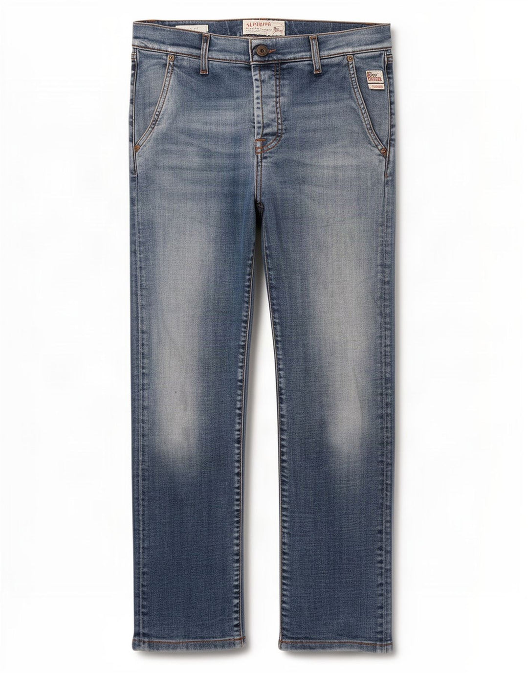 Calça jeans feminina Roy Rogers W31 L26 azul algodão